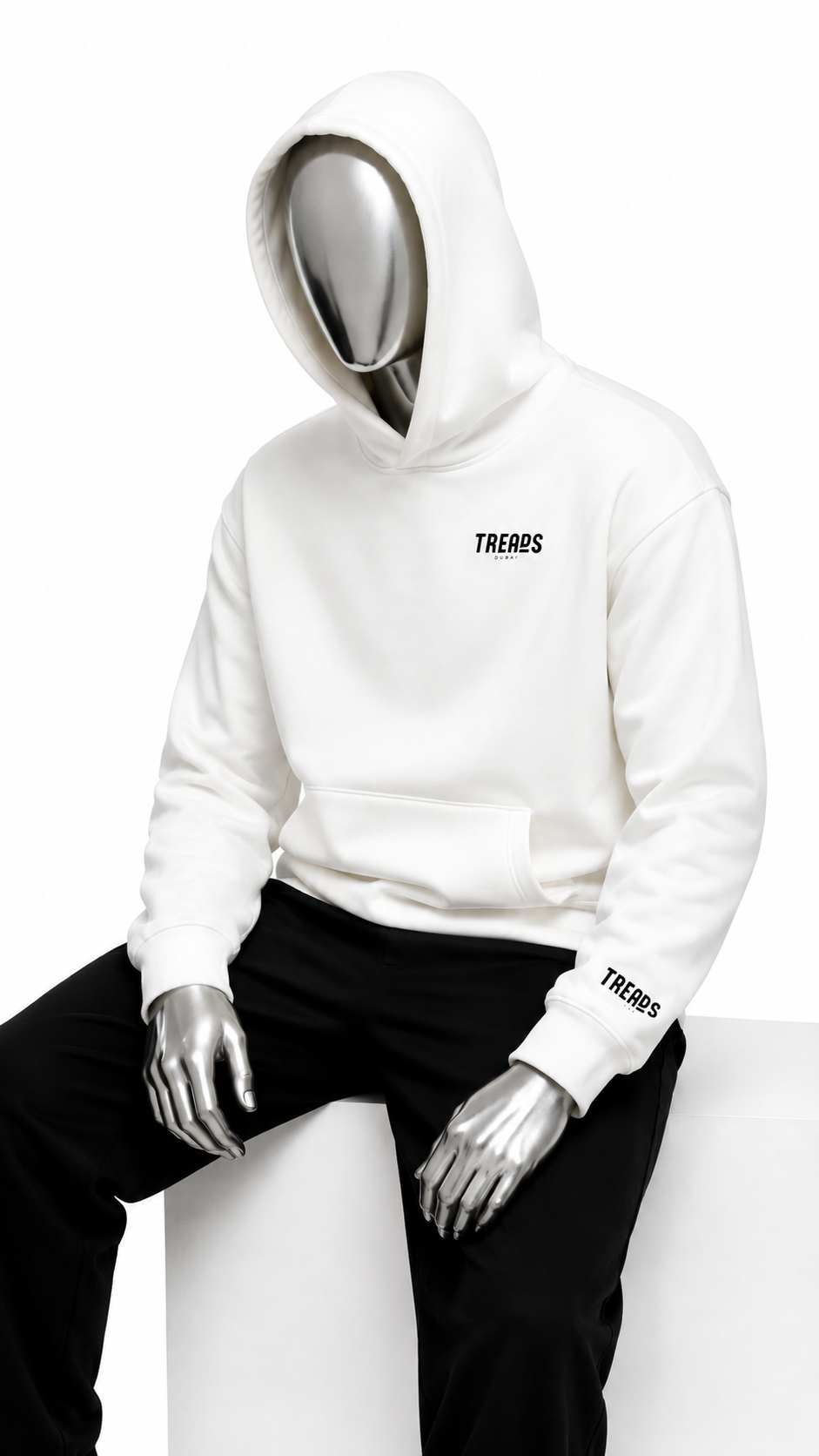 Treads WHITE hoodie